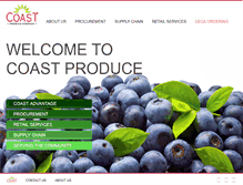 Tablet Screenshot of coastproduce.com